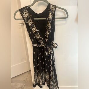 S silk Anna Sui wrap dress